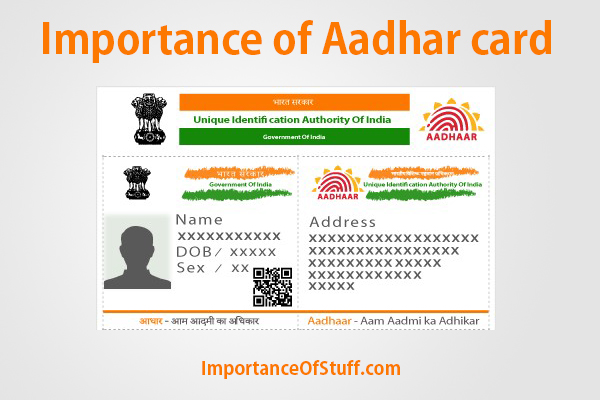 importance of aadhar card