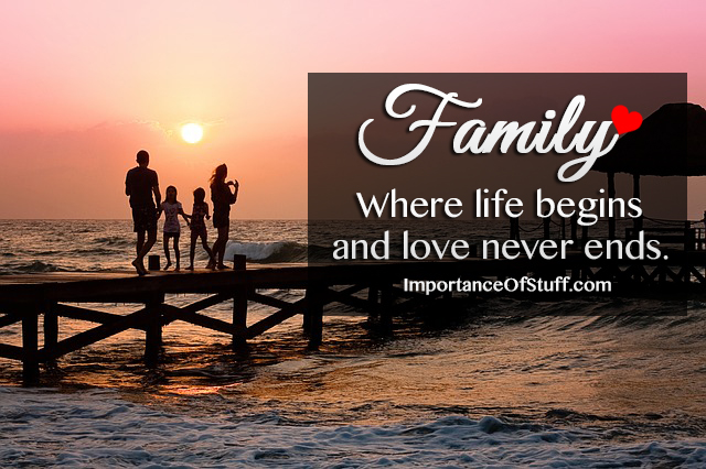 importance of family quote