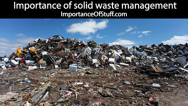 solid waste management importance