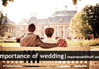 importance of wedding