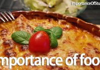 importance of food