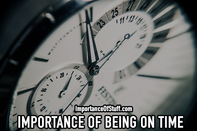 importance of being on time